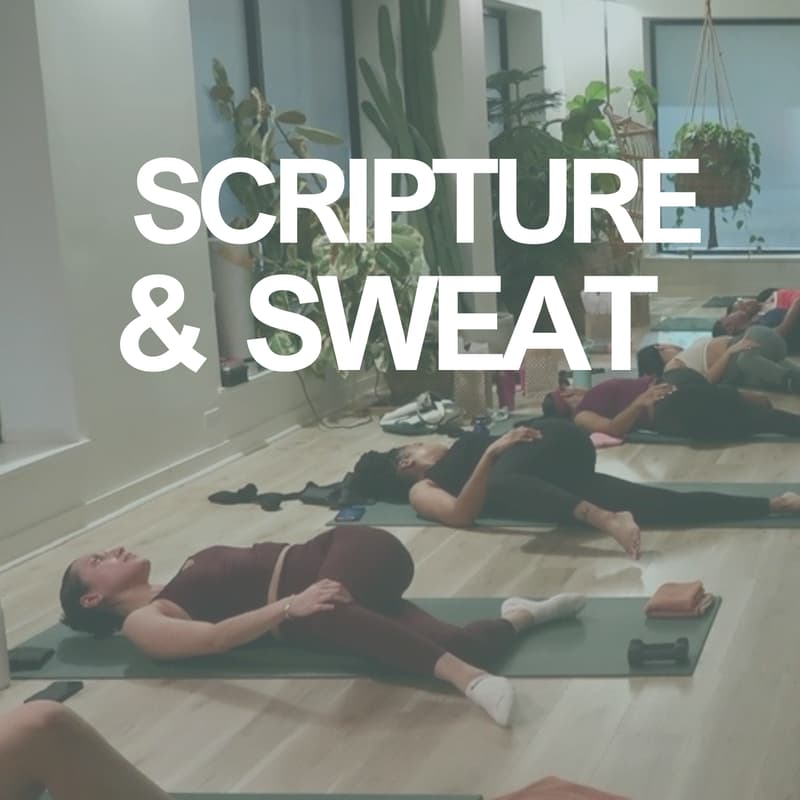 Cover Image for Scripture & Sweat: Bible Study And Mat Workout