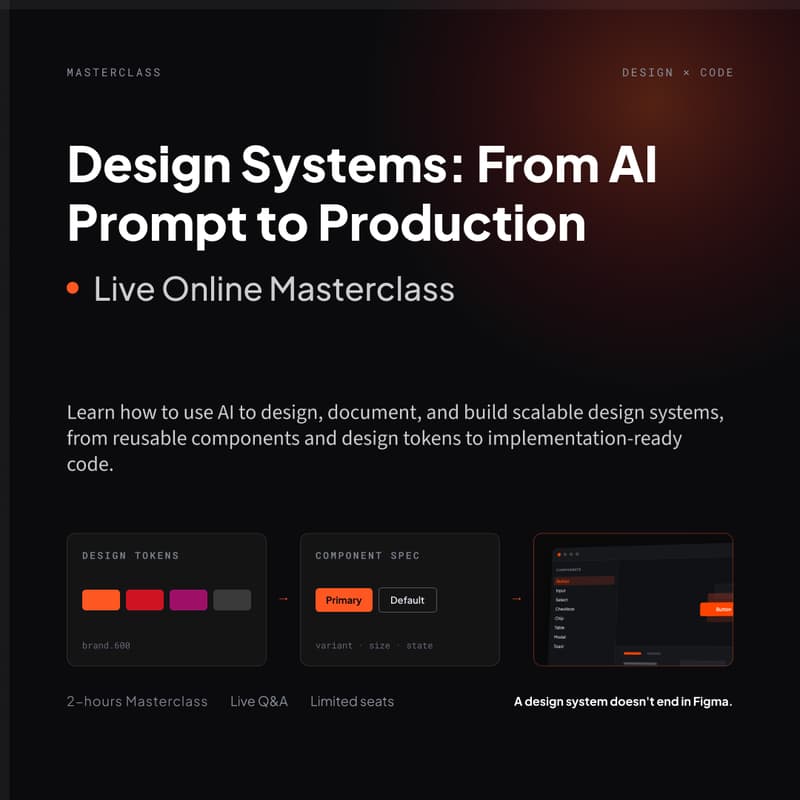 Cover Image for Design Systems: From AI Prompt to Production