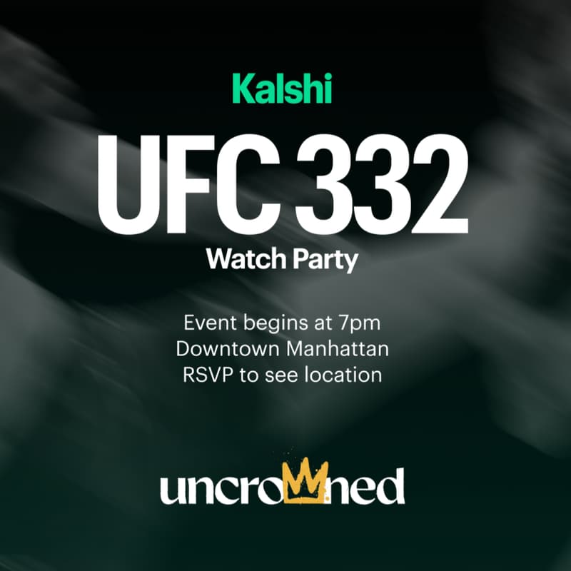 Cover Image for Kalshi x Uncrowned UFC 332 Watch Party NYC