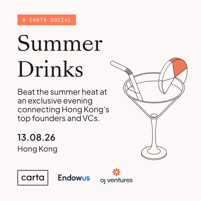 Cover Image for Carta x Endowus x OJ Ventures - Summer Drinks