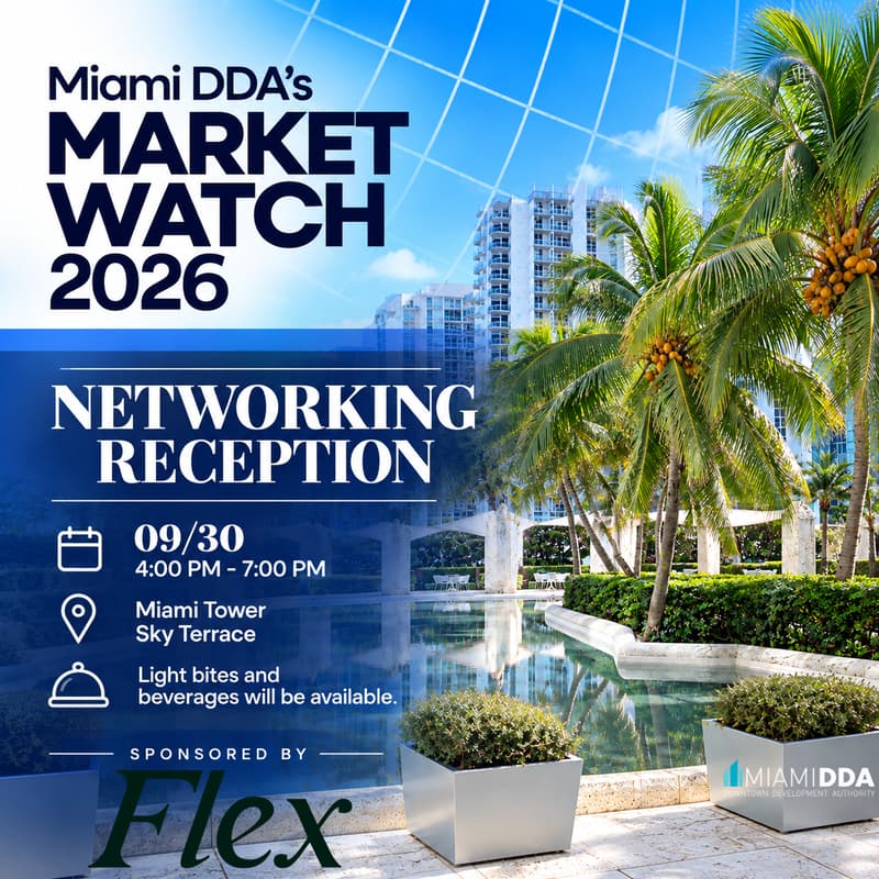 Cover Image for Miami DDA's Market Watch Networking Reception