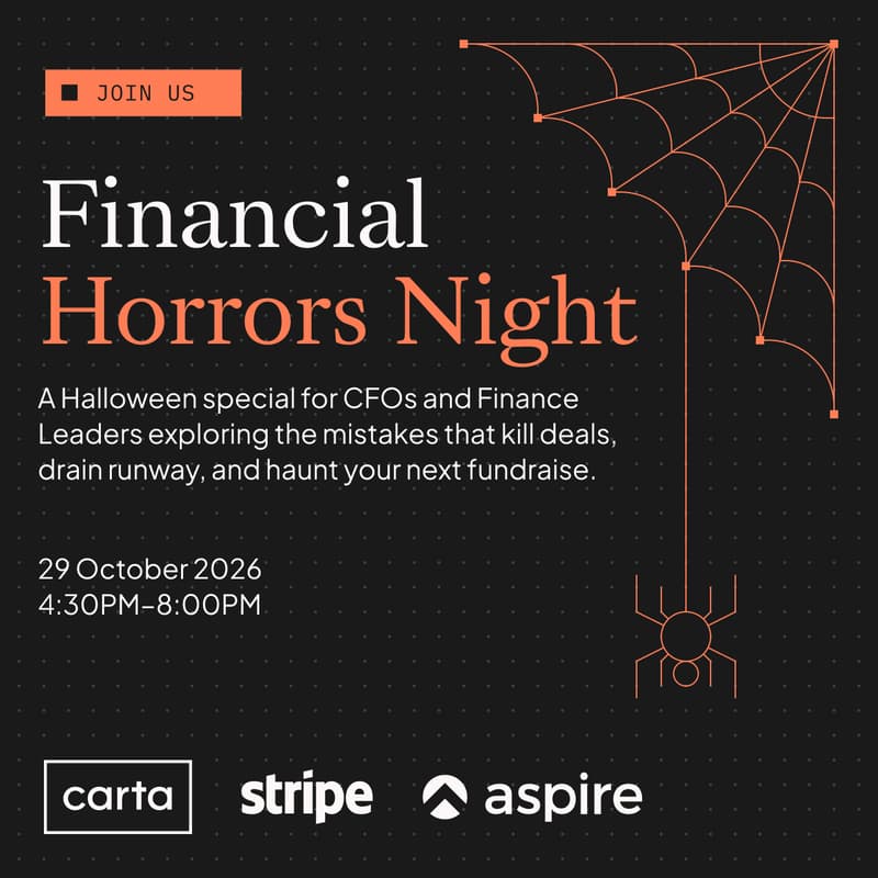 Cover Image for Carta x Stripe x Aspire: Financial Horrors Night - A Halloween Special for CFOs and Finance Leaders