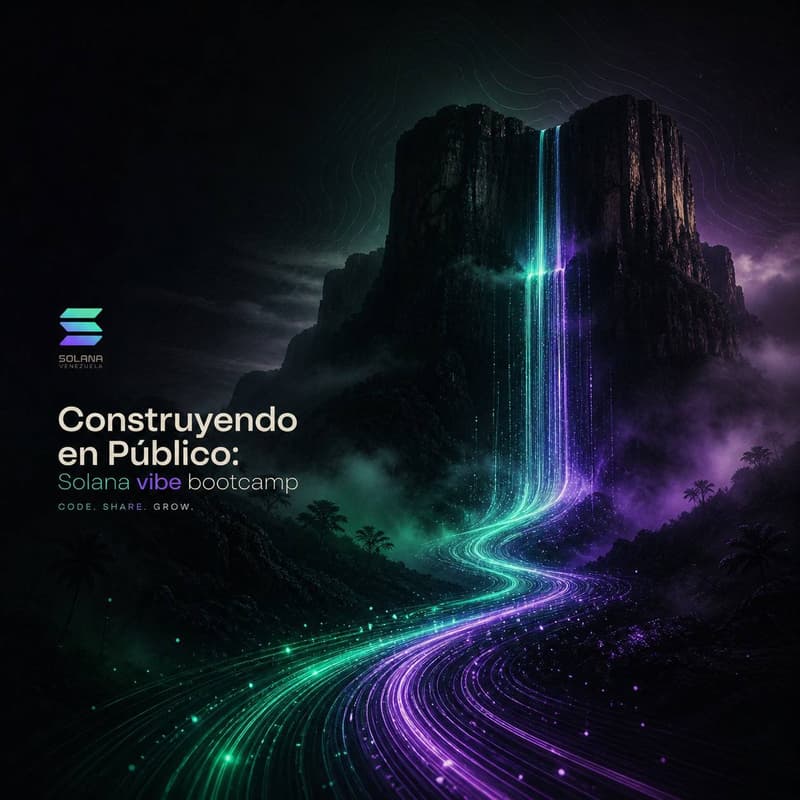 Cover Image for Bootcamp: Construye en público - Solana Vibe Bootcamp