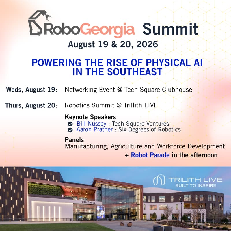 Cover Image for RoboGeorgia Summit 2026 - Networking Event Only ($35)