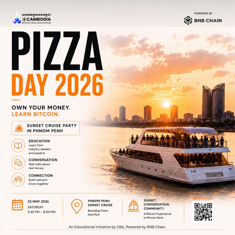 Cover Image for Bitcoin Pizza day: PP Sunset Cruise