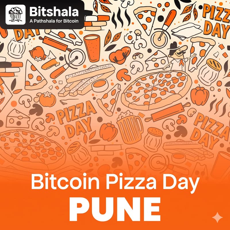 Cover Image for Bitcoin Pizza Day with Bitshala (Pune)