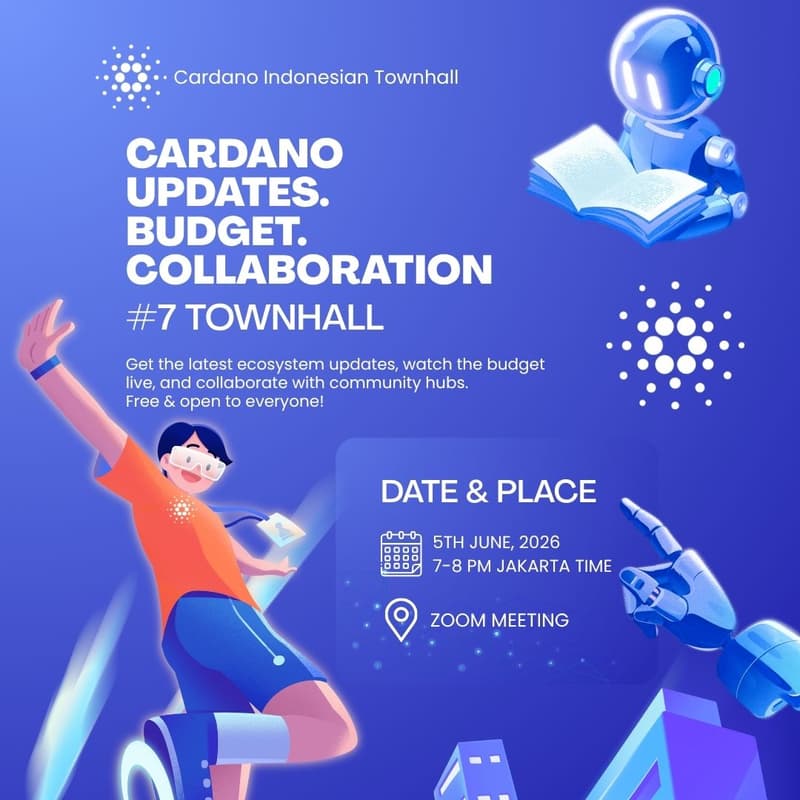 Cover Image for Cardano Indonesia Town Hall #7 – Edisi Juni 2026