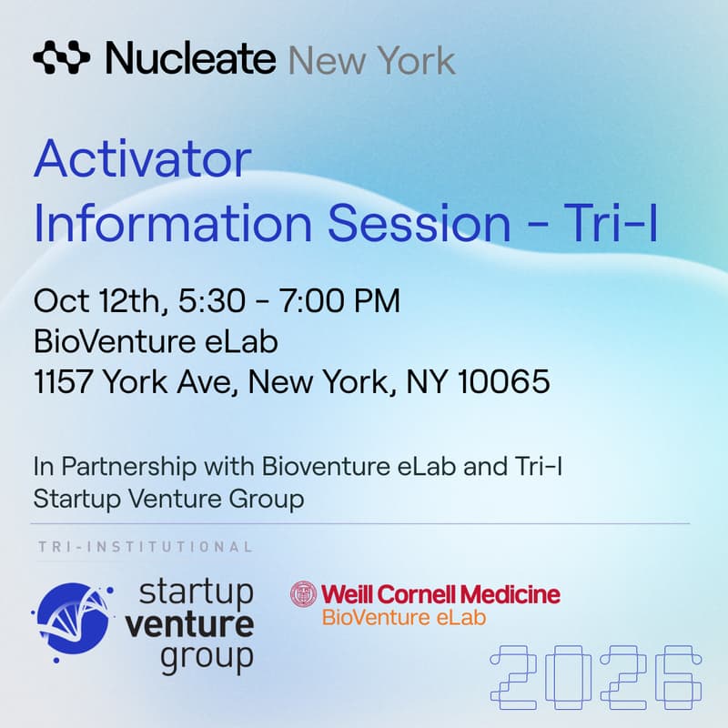 Cover Image for Nucleate NY Activator Hybrid Info Session- Tri-I