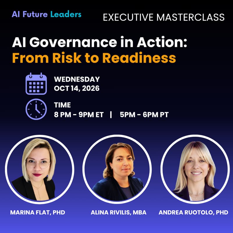 Cover Image for AI Governance in Action: From Risk to Readiness - Executive Masterclass