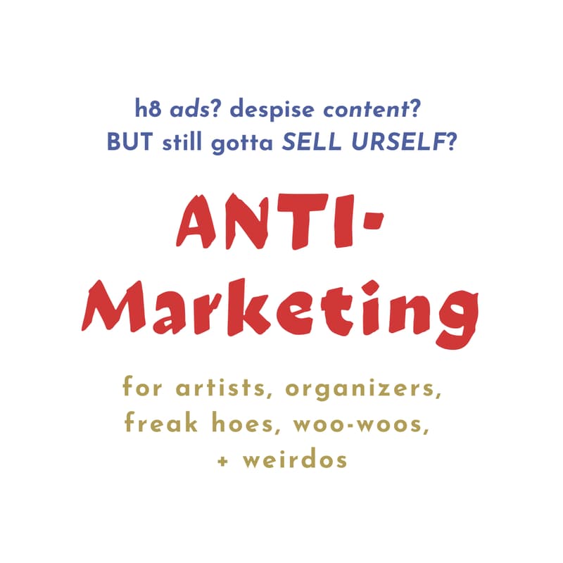 Cover Image for anti-marketing