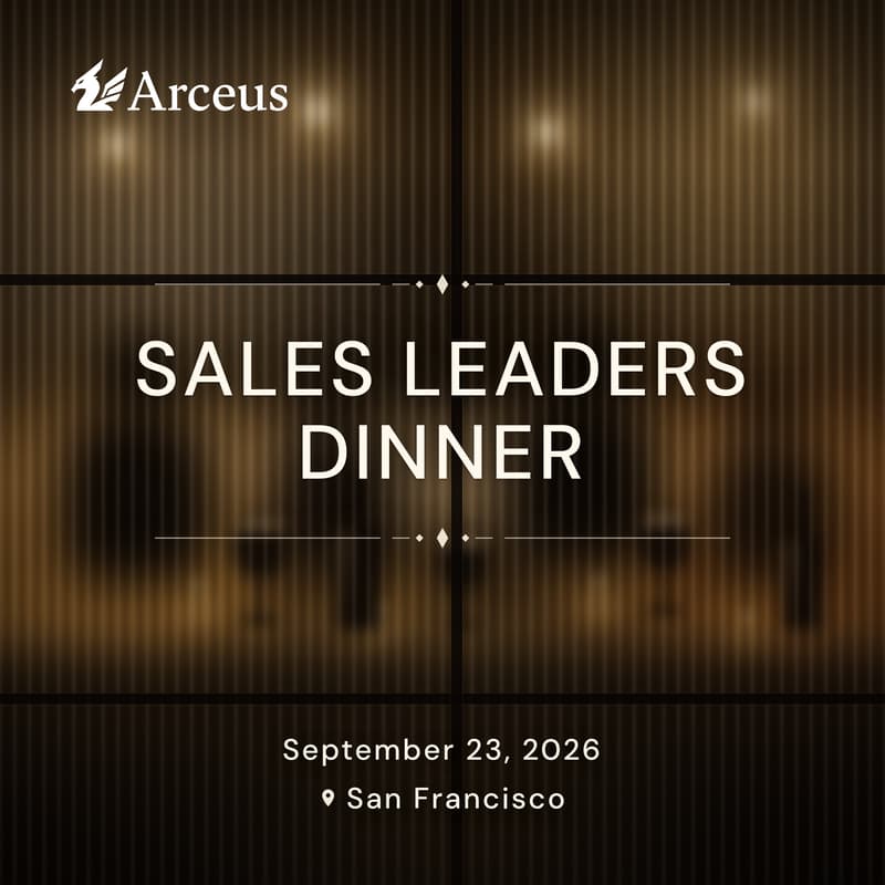 Cover Image for Sales Leaders Dinner by Arceus