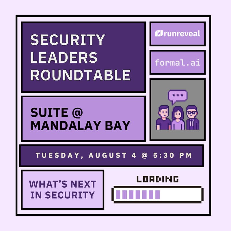 Cover Image for RunReveal x Formal @ Black Hat: Security Leaders Roundtable