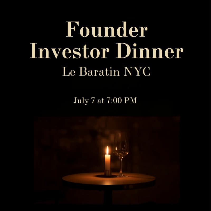 Cover Image for Le Baratin Founder/Investor Dinner