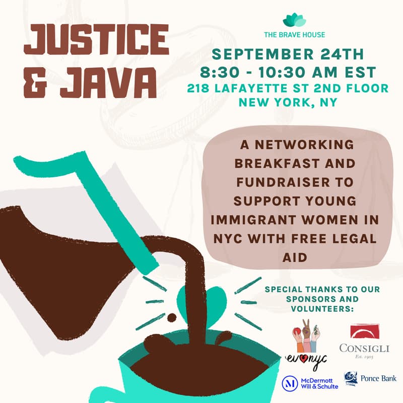 Cover Image for "Justice + Java" Breakfast ☕️☀️ with the Brave House