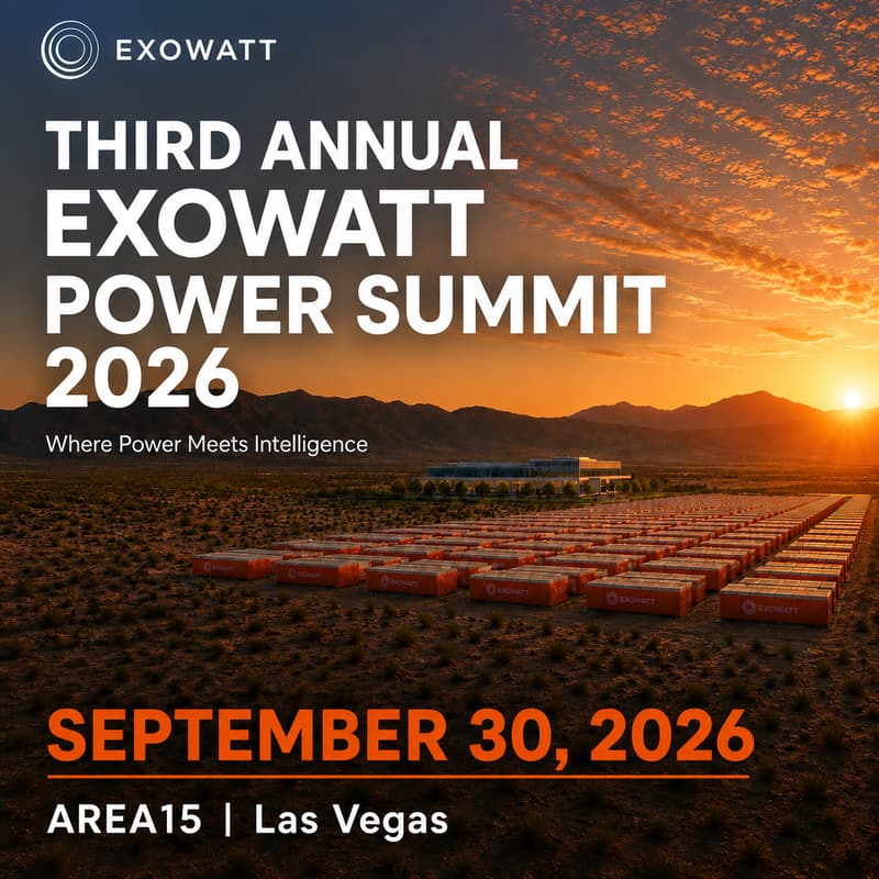 Cover Image for Exowatt Power Summit 2026