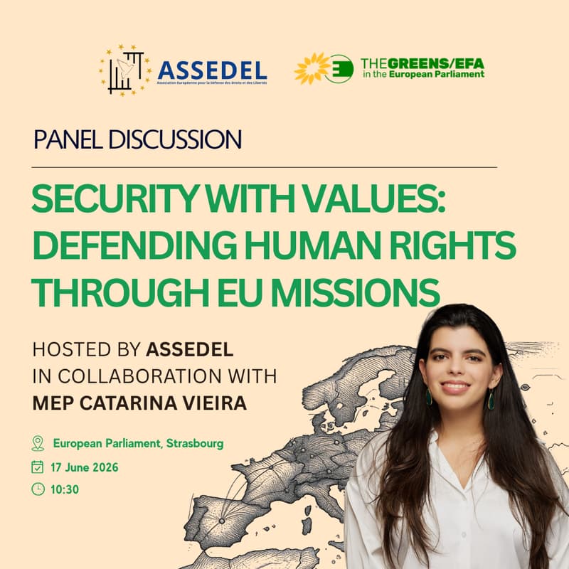 Cover Image for Panel discussion: Security with Values: Defending Human Rights through EU Missions