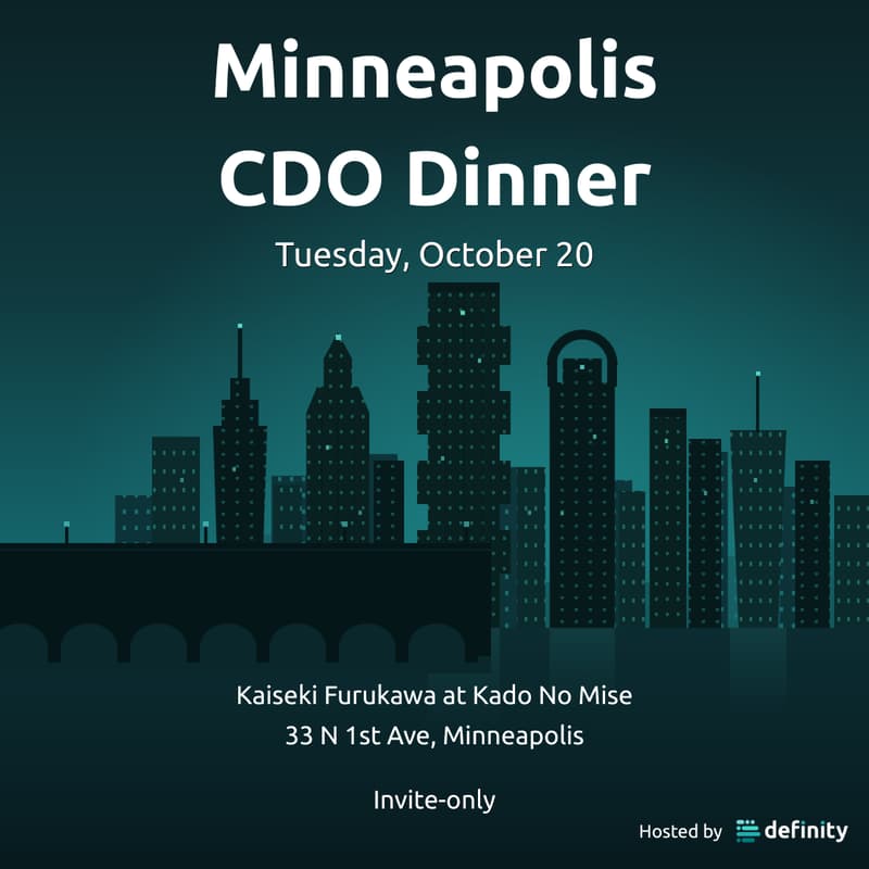 Cover Image for Minneapolis Data Leaders Dinner