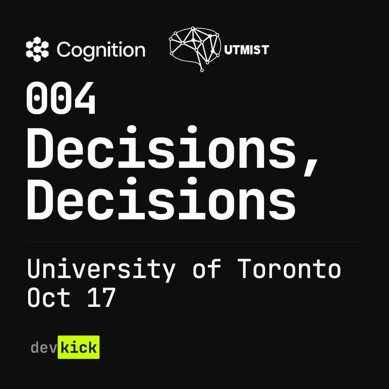 Cover Image for DevKick 004: Decisions, Decisions · Build with Kev (Jev) and Devin