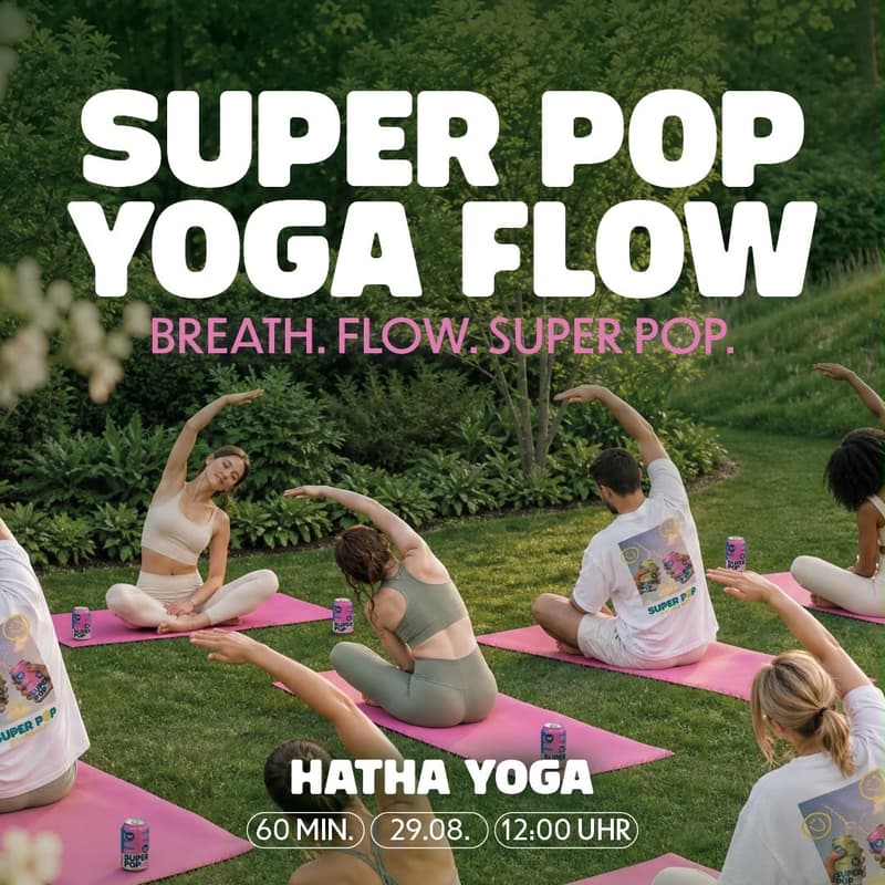 Cover Image for SUPER POP 🩷🧘🏼‍♀️🧘🏽‍♂️: Yoga Flow im Treptower Park