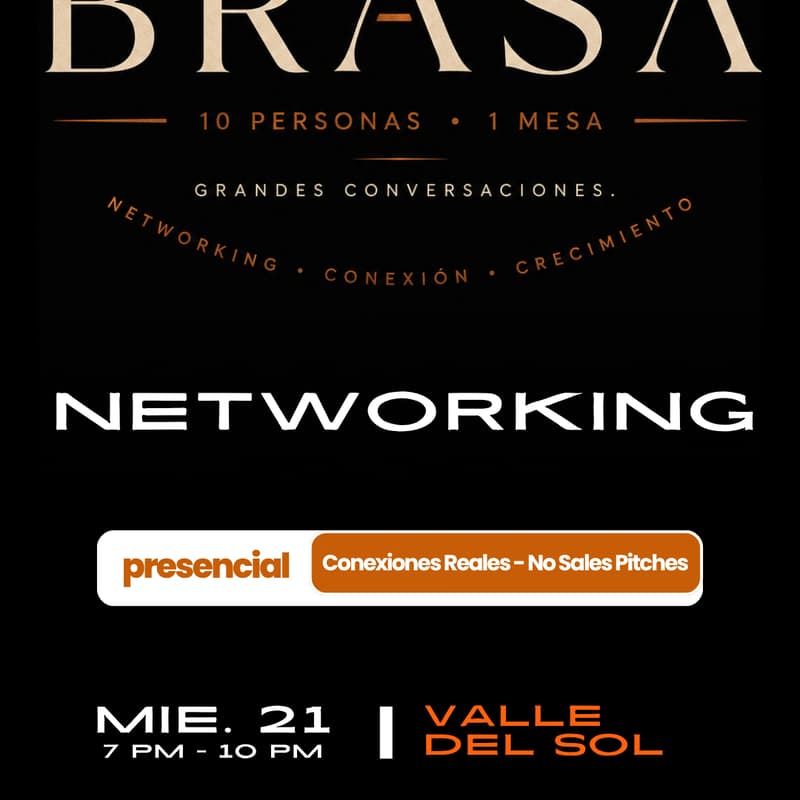 Cover Image for BRASA - Networking - Oct 21