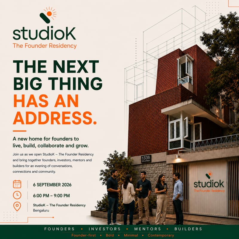 Cover Image for StudioK - The Founder Residency