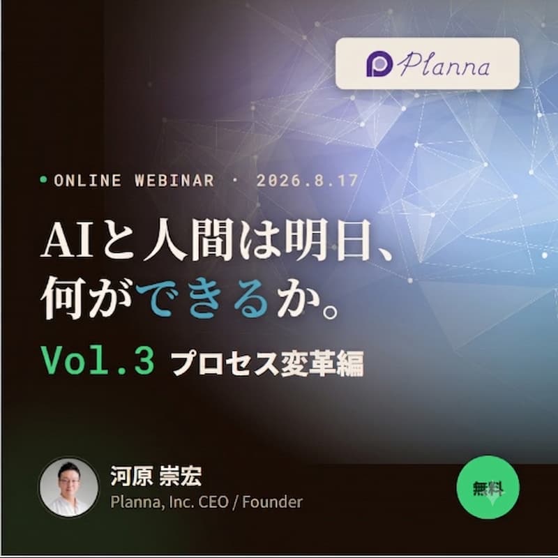 Cover Image for AIと人間は明日、何ができるか。Vol.3 プロセス変革編