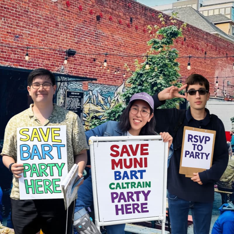 Cover Image for We Turned In Our Signatures For Transit! Party in Oakland!