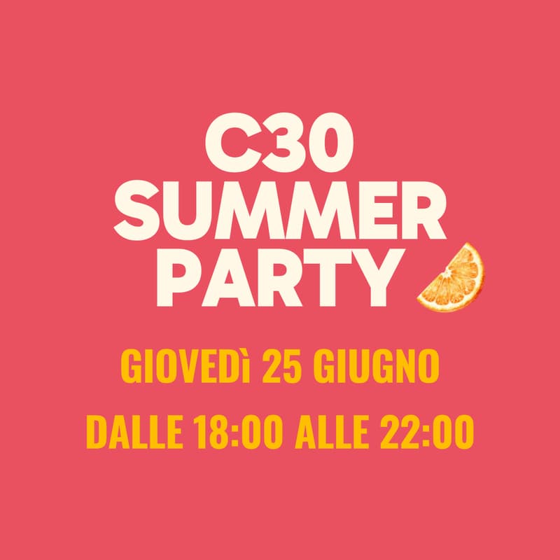 Cover Image for C30 SUMMER PARTY