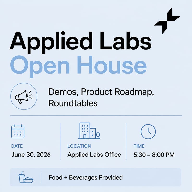Cover Image for Applied Labs Open House