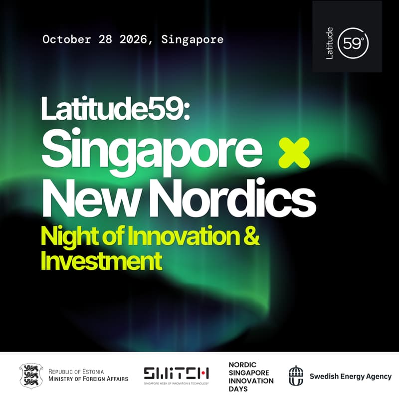 Cover Image for Latitude59: Singapore x New Nordics Night of Innovation & Investment