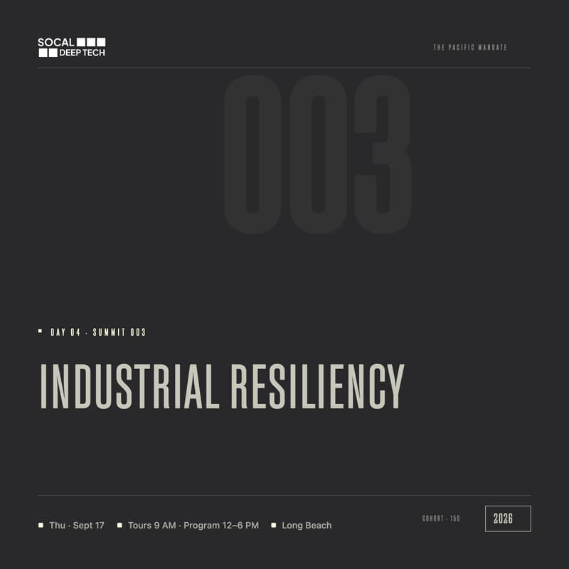 Cover Image for INDUSTRIAL RESILIENCY: SUMMIT 003