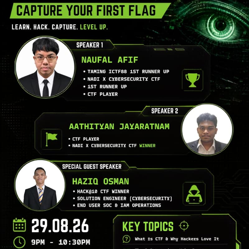 Cover Image for Intro to CTF: Capture Your First Flag 🚩