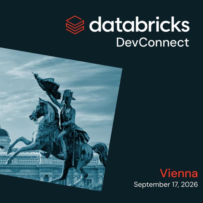 Cover Image for Databricks DevConnect | Vienna