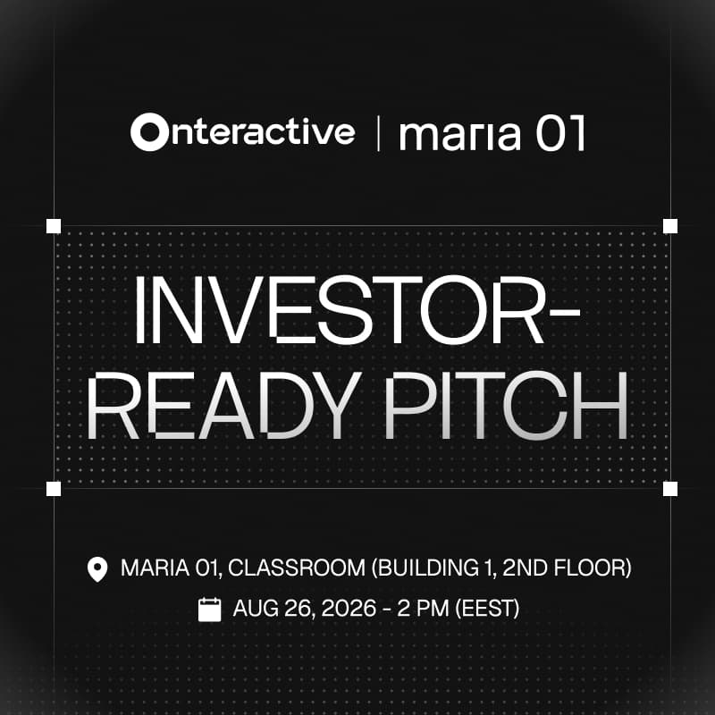 Cover Image for Investor-Ready Pitch Workshop 📍Maria 01
