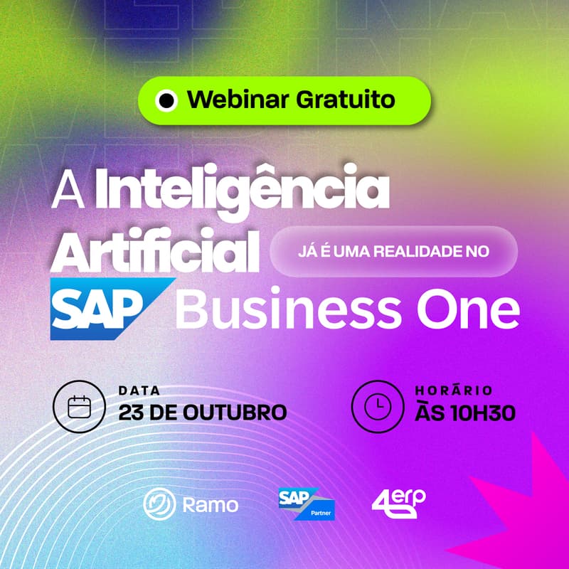 Cover Image for [Webinar] A Inteligência Artificial já é uma realidade no SAP Business One