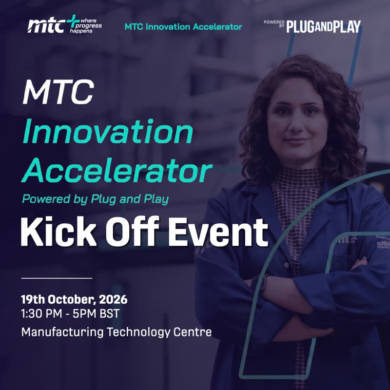 Cover Image for MTC Innovation Accelerator: Kick Off Event