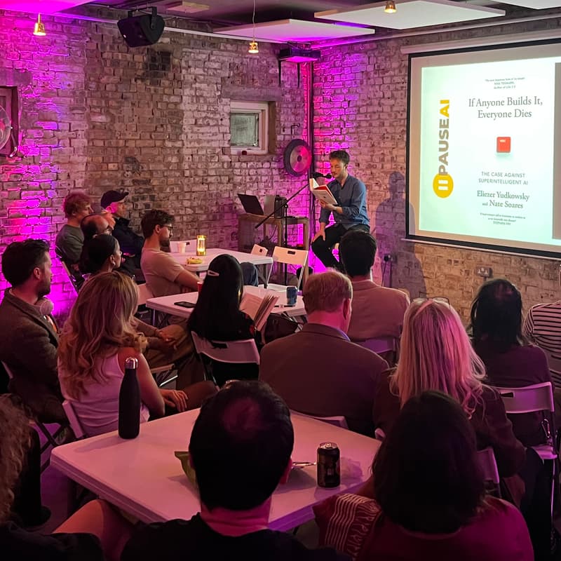 Cover Image for TuesdayPauseday - Weekly PauseAI UK online meetup