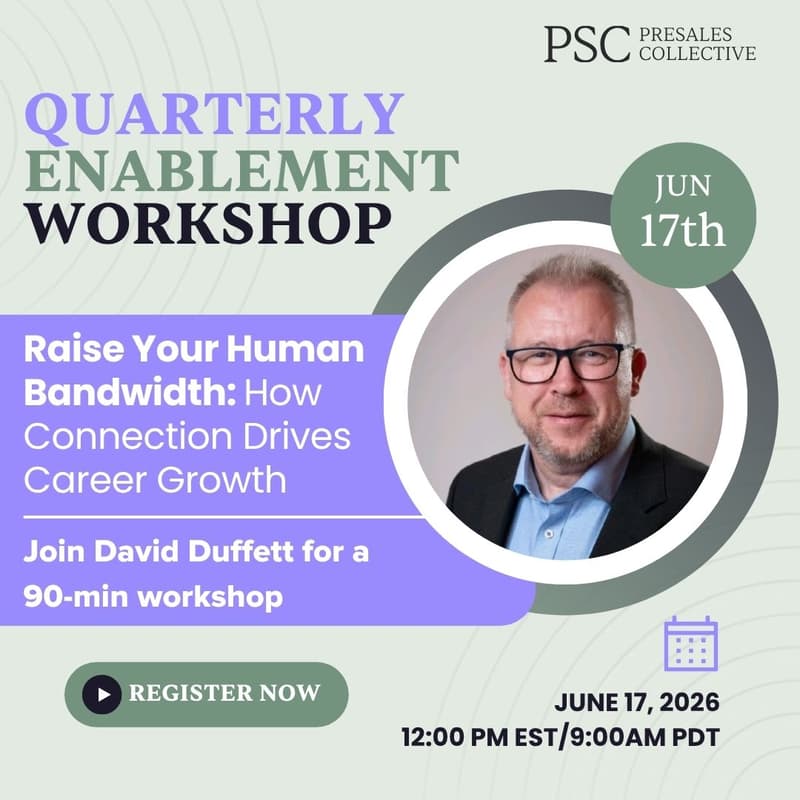 Cover Image for Raise Your Human Bandwidth: How Connection Drives Career Growth - Q2 Enablement Workshop