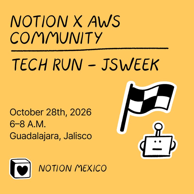 Cover Image for Notion x AWS - Community Tech Run