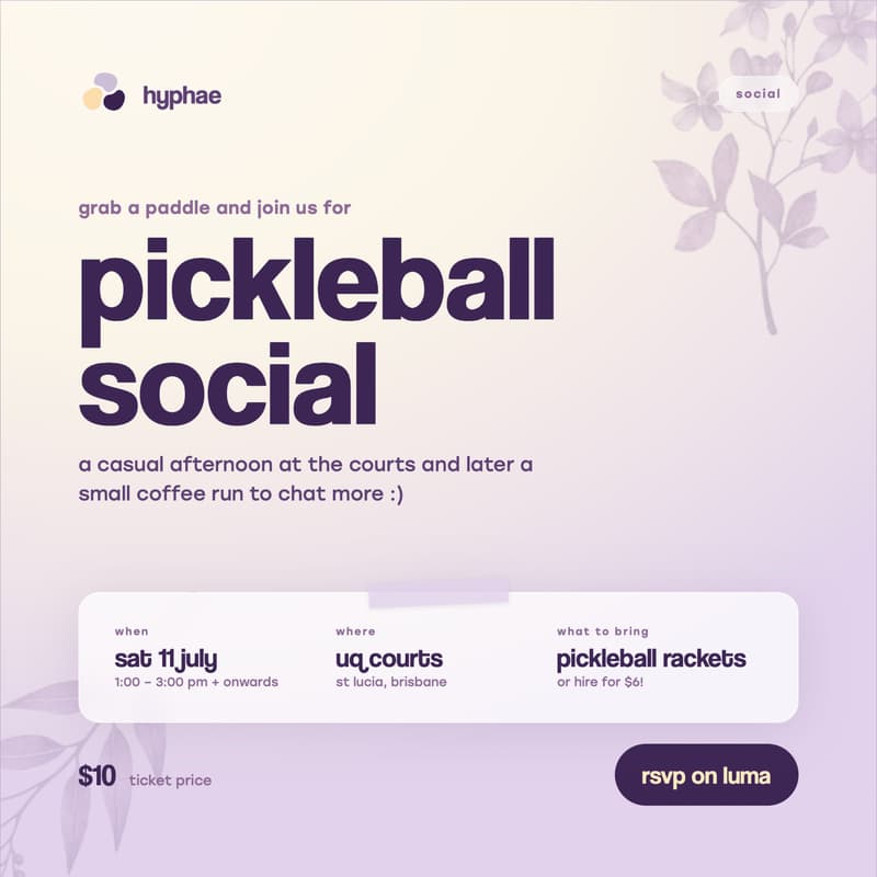 Cover Image for Hyphae Social Pickleball