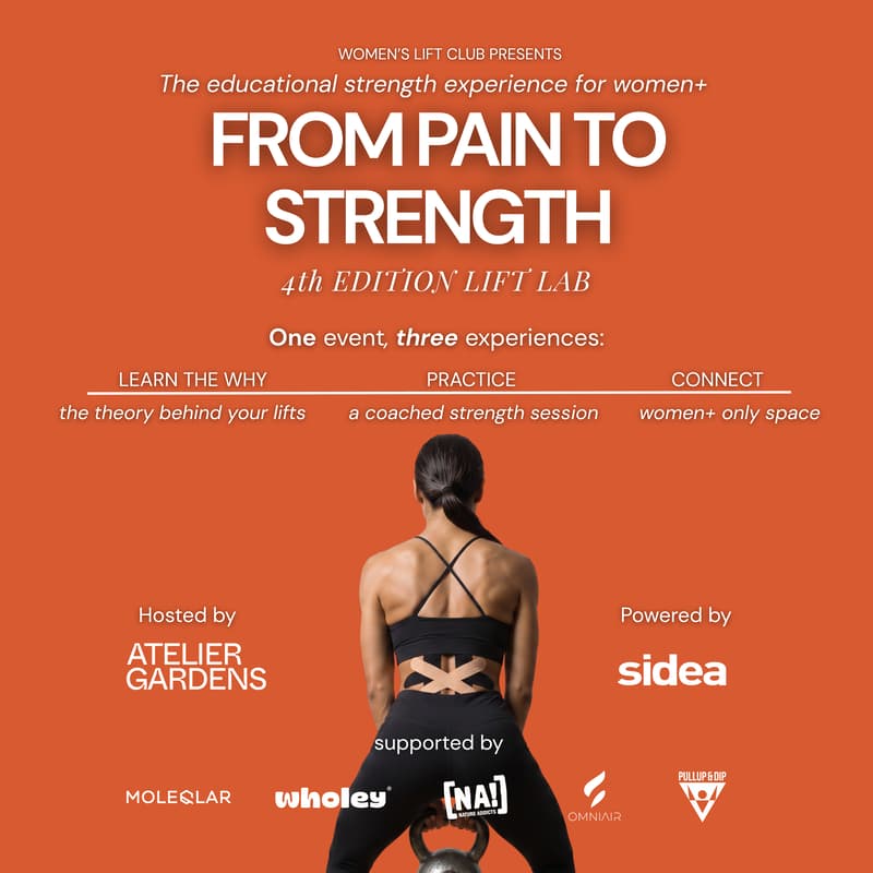 Cover Image for Lift Lab #4: From Pain to Strength - how to lift safely and confidently around pain or an injury