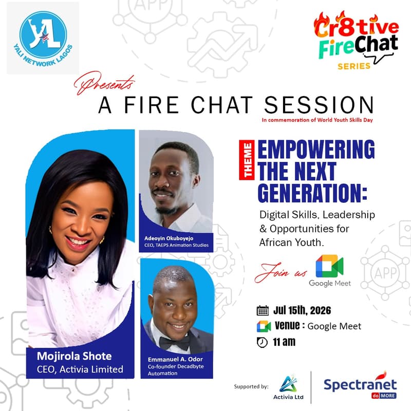 Cover Image for Cr8tive FireChat Series: World Youth Skills Day