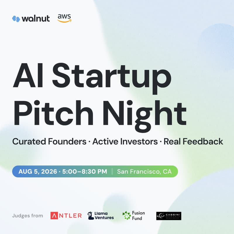 Cover Image for AI Startup Pitch Night with Early Stage Investors