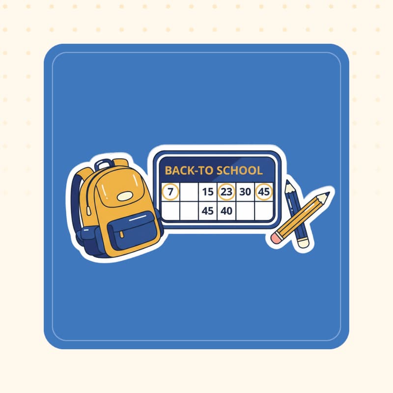 Cover Image for Back to School Bingo