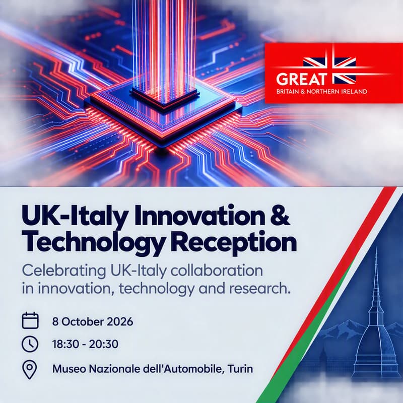 Cover Image for UK-Italy Innovation & Technology Reception