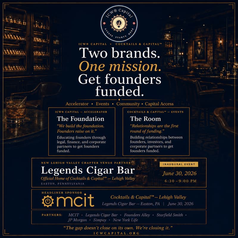 Cover Image for Cocktails & Capital™ Lehigh Valley Launch Event