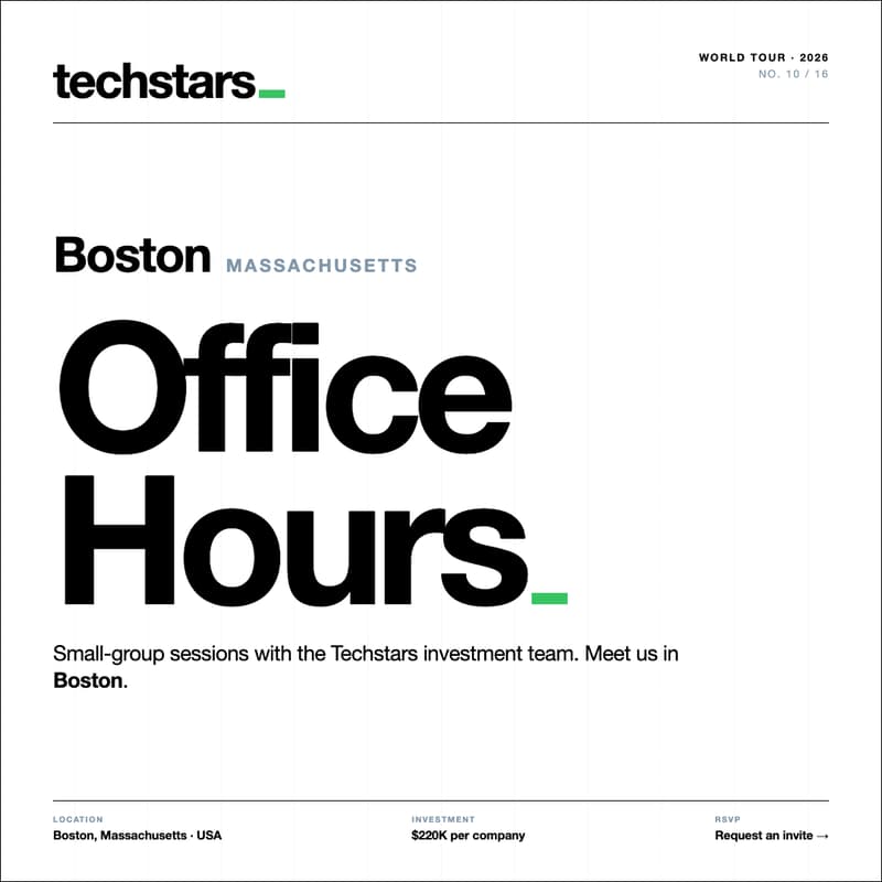 Cover Image for Boston: Techstars Group Office Hours