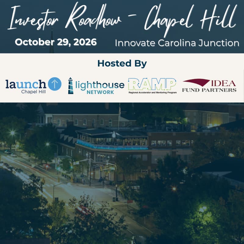 Cover Image for Investor Roadshow — Chapel Hill, NC