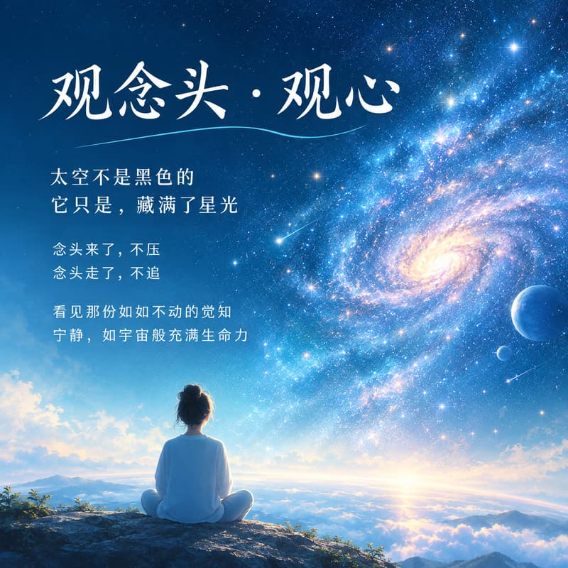Cover Image for 🧘 观心冥想 🌌 看看你的“内在宇宙”