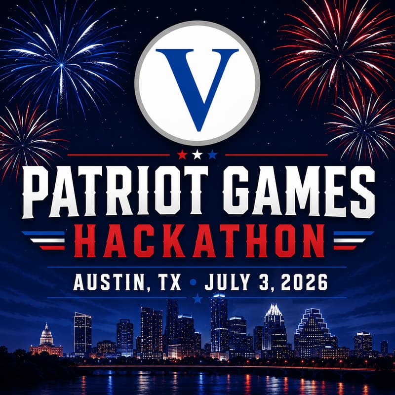 Cover Image for PATRIOT GAMES 250 HACKATHON | Austin, TX | July 3, 2026